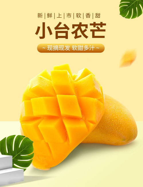 盛夏甜心 海南臺農芒果5斤裝，當季鮮甜順豐直達